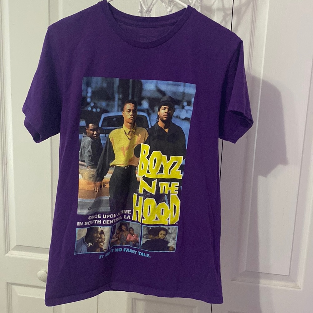 purple boys in the hood tee shirt